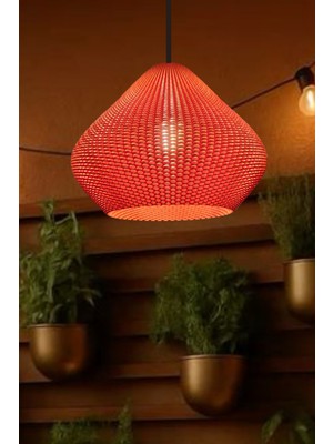 Allians Şık Mesh Yüzey Sarkıt Avize, Yatak Odası & Cafe Dekorasyonu, E27 Plastik