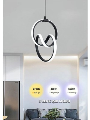 Allians Modern Sarkıt LED Avize, Oturma Odası, Salon ve Mutfak Için Tasarım