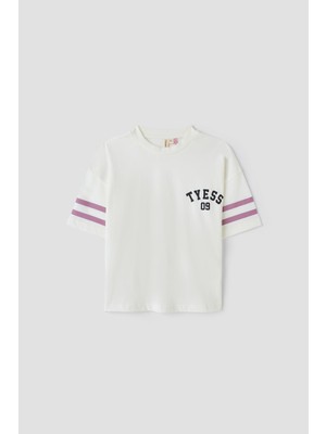 Tyess Bg Store Kız Çocuk Bej Tshirt