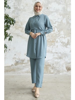 inStyle Önden Bağlamalı Mint Ikili Takım