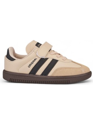 Bukond Çocuk Günlük Cırtlı Lastikli  Sneaker Spor Ayakkabı Okul Ayakkabısı