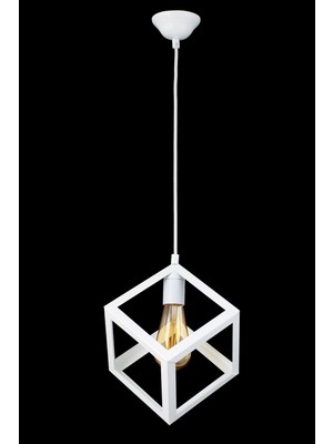 Allians Geometrik Metal Sarkıt Avize, Rustik Retro Tarz, Modern Aydınlatma Design