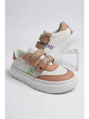 Tekiner Ortopedik %100 Hakiki Deri Spor Pudra Renkli Ayakkabının En Hafif Modeli