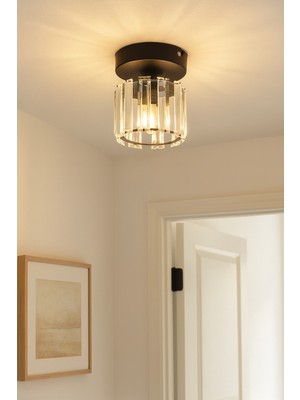 Allians Modern Kristal Taşlı Dekoratif Tekli Aydınlatma, Şık ve Parlak Tasarım