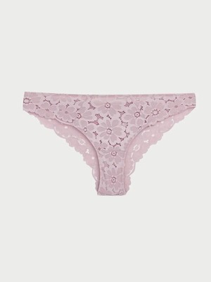 LC Waikiki Çiçekli Dantelli Brazilian Külot  (S6)