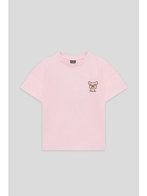 Tyess Bg Store Kız Çocuk Pembe Tshirt