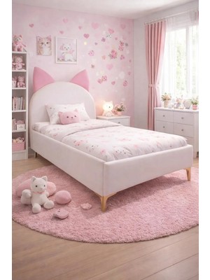 Puf Bebe Montessori 90 x 190 cm Mdf Çocuk Yatağı Yatak Dahildir