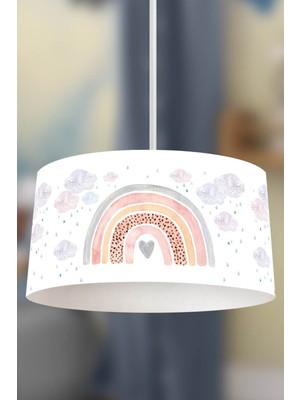 Allians Renkli Gökkuşağı ve Bulutlar Çocuk Sarkıt Avize, Şık ve Neşeli Aydınlatma