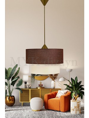 Allians Şık Kahverengi Sarkıt Pasta Avize, Modern Salon ve Yatak Odası Dekoru