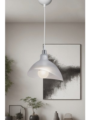 Allians Elips Tasarımlı Tekli Sarkıt Avize, Mutfak, Yatak ve Oturma Odası Için