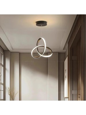 Allians Siyah Ultra Power LED Sarkıt Avize, Modern ve Şık Aydınlatma