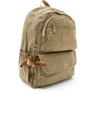 Oldso Sanmorris Unisex Suya Dayanıklı Kumaş Laptop Bölmeli Büyük Boy Okul ve Seyahat Sırt Çantası 3016