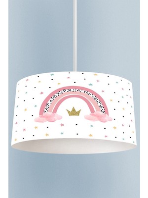 Allians Renkli Gökkuşağı Temalı Çocuk ve Bebek Odası Sarkıt Avize