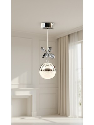 Allians Modern Krom Avize, Enerji Tasarruflu ve Şık Tasarım, Yatak Odası ve Salon Için