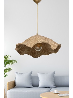 Allians Şık Tekli Sarkıt Jüt Aydınlatma ile Mekânınıza Zarif Dokunuş