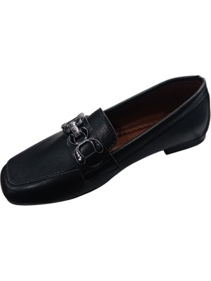 Modayak Tfm Siyah Bronz Kemer Tokalı  Cilt  Kadın Babet