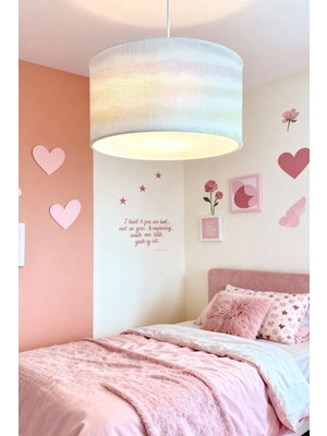 Allians Renkli Çocuk Odası Avizesi, Eğlenceli ve Işıltılı Aydınlatma Seçeneği