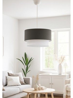 Allians Modern Antrasit Tekli Sarkıt Avize, Şık ve Zarif Aydınlatma Parçası