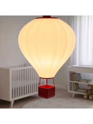 Piccomino Bohem Tasarım Sıcak Hava Balonu Avize - Dekoratif Bebek Odası Aydınlatma