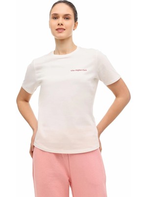 Kinetix Wl 11MILEN 6fx Beyaz Kadın Kısa Kol T-Shirt