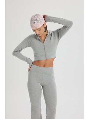 Mai Remy Fermuarlı Karmelanj Eşofman Takım