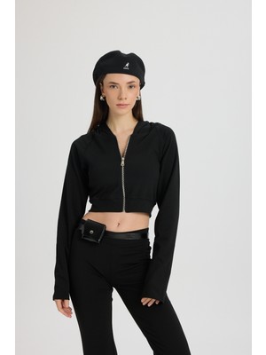 Mai Remy Fermuarlı Siyah Eşofman Takım