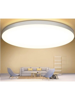 Allians Sarı Büyük Boy Tavana LED Avize, Modern ve Şık Aydınlatma Seçeneği