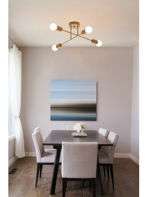 Allians Modern 4'lü Örümcek Çapraz Tavan Avizesi, Salon, Mutfak ve Yatak Odası Için