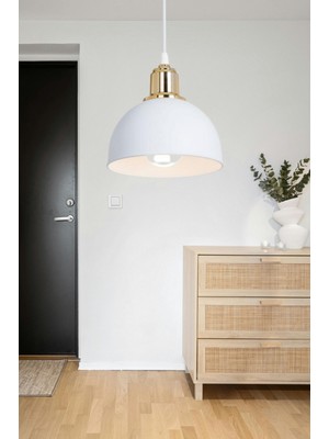 Allians Mini Yarım Küre Gold Kukalı Abs Sarkıt Avize, Şık ve Modern Tasarım