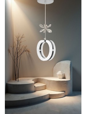 Allians 3 Renk Yanabilen Modern LED Sarkıt Avize, Şık ve Aydınlatıcı Tasarım