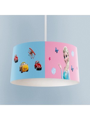 Allians Bebek ve Çocuk Odası Ortak Desenli Avize, Şık ve Güvenli Aydınlatma