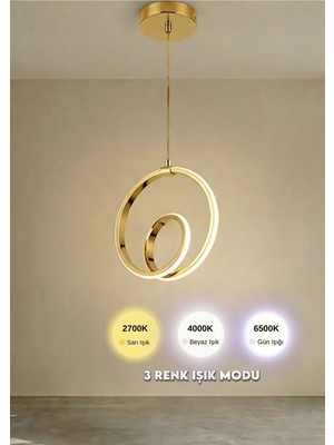Allians Modern LED Sarkıt Avize, Oturma Odası ve Mutfak Için Şık Tasarım