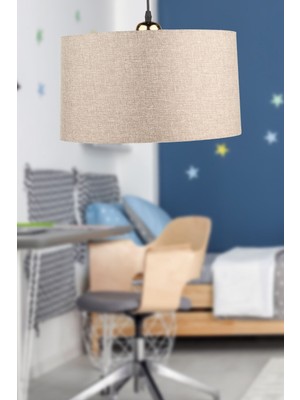 Allians Antik Kahve Renkli Şık Tekli Avize, Modern Tasarım, Zarif Aydınlatma Seçeneği