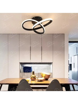 Allians Modern Ultra Power Beyaz Ledli Plafonyer, Şık ve Enerji Tasarruflu Avize
