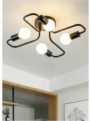 Arzum Modern 4'lü Ahtapot Avize, Şık ve Zarif Aydınlatma Tasarımı