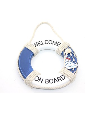 Ahşap Marin Duvara Asmalı Simit Model 1