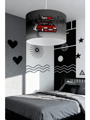 Allians Renkli Çocuk Odası Avizesi, 2 Desenli, Şık ve Eğlenceli Aydınlatma