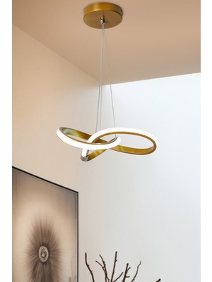 Allians Modern Eskitme Sarkıt LED Avize, Salon ve Mutfak Için Şık Aydınlatma