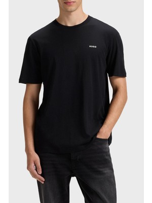 Hugo Logolu Pamuklu Regular Fit Bisiklet Yaka T Shirt Erkek T Shirt 50466158 001