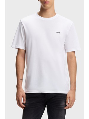 Hugo Logolu Pamuklu Regular Fit Bisiklet Yaka T Shirt Erkek T Shirt 50466158 100