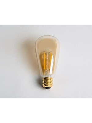 Allians Rustik E27 LED Ampul Amber Işık, Enerji Tasarruflu ve Şık Aydınlatma