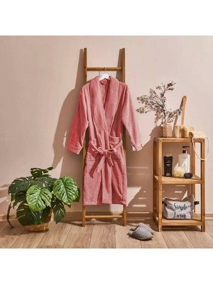 Matmel Soft Anvers Kadın Bornoz - Gülkurusu - S / M