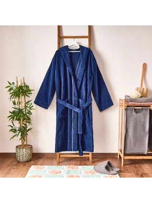 Matmel Soft Robe Bornoz - Lacivert - L/xl Beden