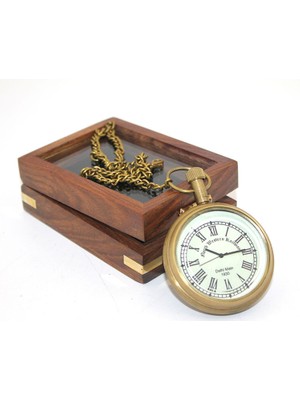 Ahşap Kutulu Köstekli Saat Model 3