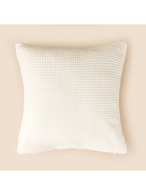 Matmel Soft Luma Kırlent Kılıfı - Ekru - 45X45 cm
