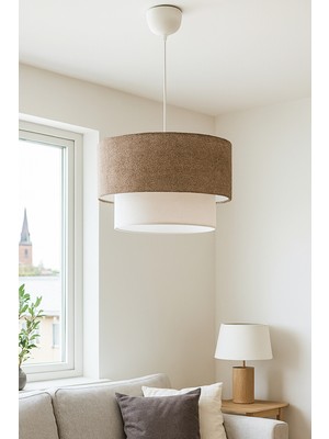 Allians Şık Kumaş Pasta Sarkıt Avize Melonürün Aydınlatma Dekoru