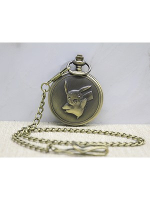 Pikachu Tasarımlı Köstekli Saat