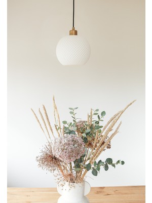 Allians Modern Geometrik Plastik Avize, Salon, Mutfak ve Oda Dekoru Için Ideal