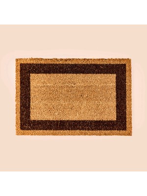 Matmel Home Koko Kapı Önü Paspası - Bej / Siyah - 40X60 cm