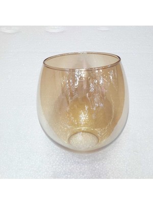 Allians Bal Rengi Armut Fanus Avize Camı E27, 12CM Çap, 13CM Boy